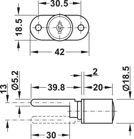 Yala front centralizata cu bara de 500 mm [5]