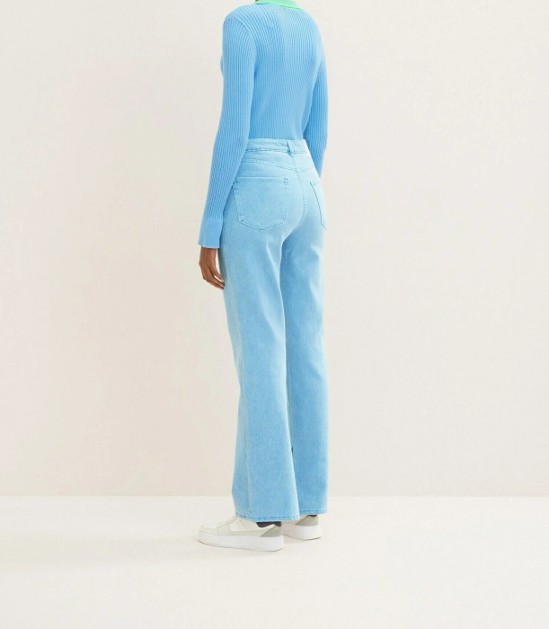 Blugi Femei Emma High Waist , Straight Leg [4]