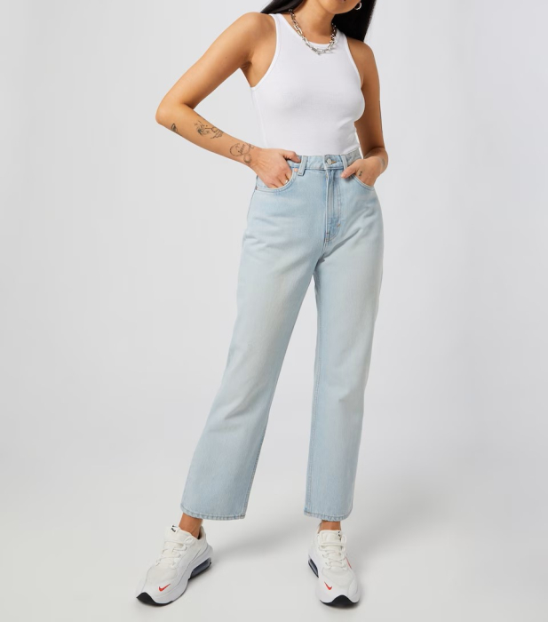 Blugi Femei Voyage Morning Blue High Straight [3]