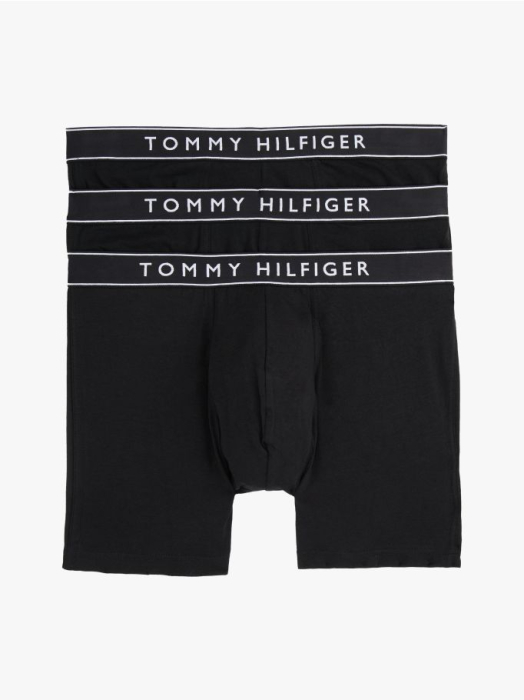 Boxeri Barbati Set x 3 Logo Waistband NEGRU   L [2]