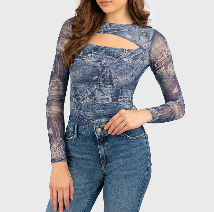 GUESS BLUZA CUT-OUT FEMEI [1]