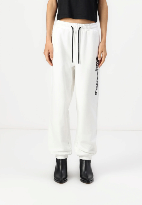 KARL LAGERFED JEANS PANTALONI SPORT TEXT LOGO FEMEI [4]