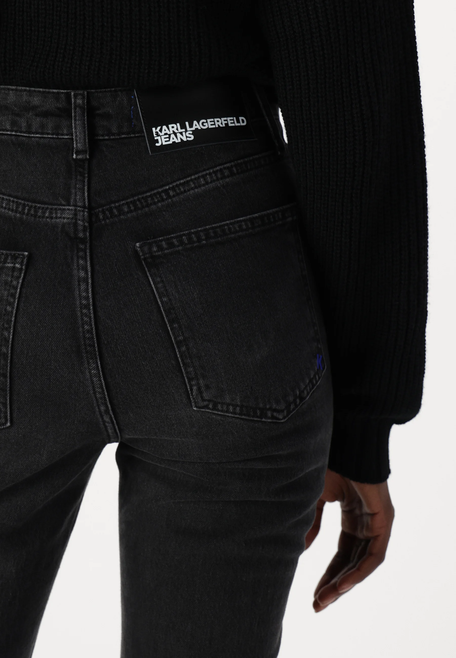 KARL LAGERFELD JEANS BLUGI HIGHRISE TAPEREDFEMEI [2]