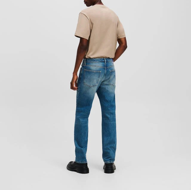 KARL LAGERFELD JEANS BLUGI STRAIGHT VISUAL WASHED BARBATI [2]