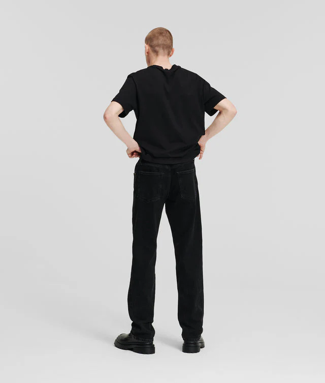 KARL LAGERFELD JEANS BLUGI STRAIGHT WASHED BLACK BARBATI [2]