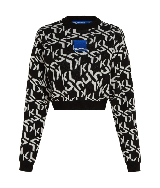 KARL LAGERFELD JEANS BLUZA MONOGRAM JACQUARD FEMEI [1]