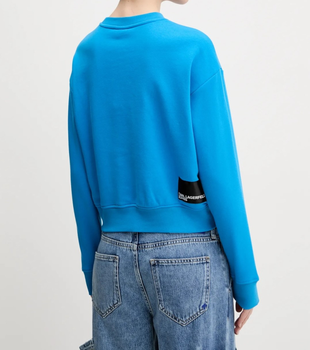 KARL LAGERFELD JEANS BLUZA SPORT REGULAR ESSENTIAL LOGO FEMEI [4]