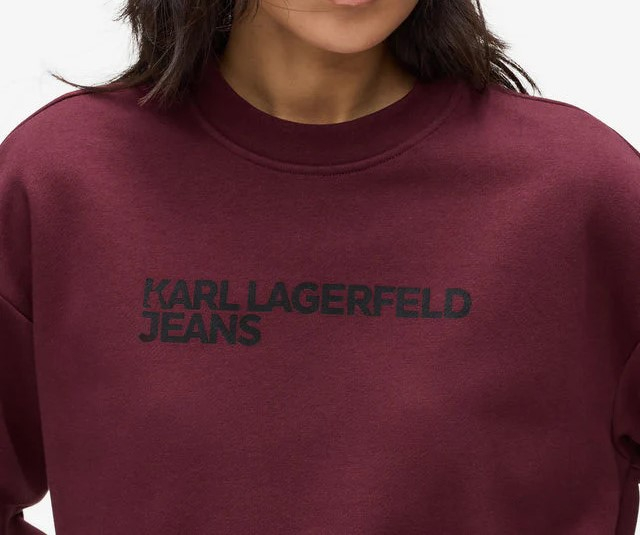 KARL LAGERFELD JEANS BLUZA REGULAR ESSENTIAL LOGO FEMEI [2]