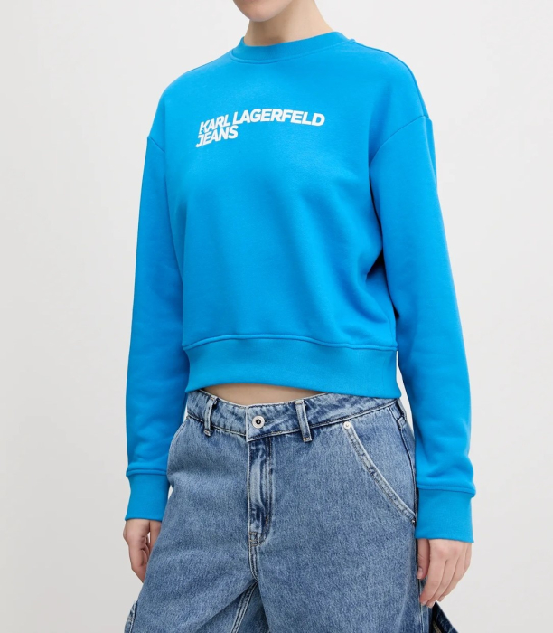 KARL LAGERFELD JEANS BLUZA SPORT REGULAR ESSENTIAL LOGO FEMEI [3]