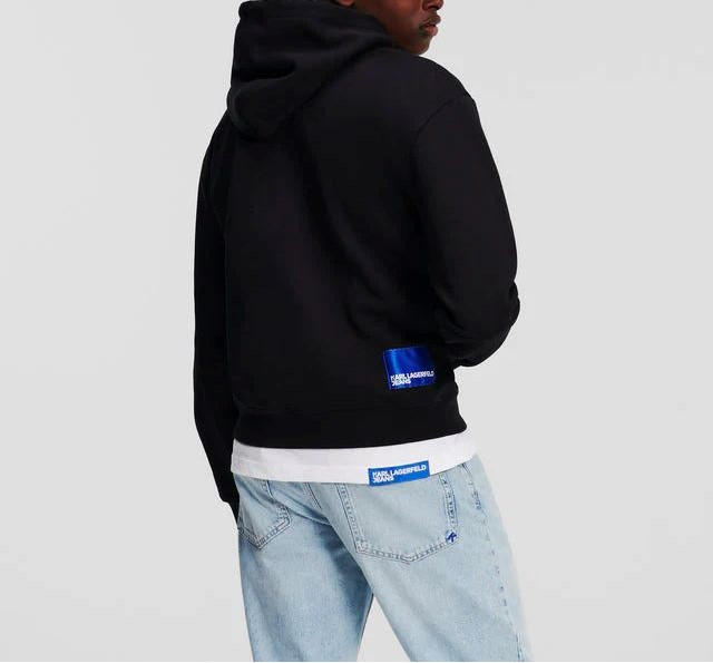 KARL LAGERFELD JEANS HANORAC GLUGA REGULAR LOGO BARBATI [4]