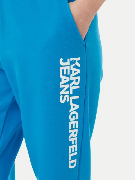 KARL LAGERFELD JEANS PANTALONI SPORT TEXT LOGO FEMEI [2]