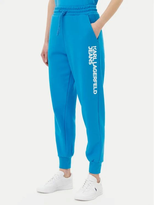 KARL LAGERFELD JEANS PANTALONI SPORT TEXT LOGO FEMEI [3]