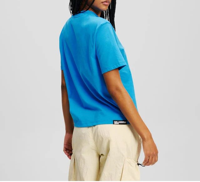 KARL LAGERFELD JEANS TRICOU REGULAR ESSENTIAL FEMEI [4]