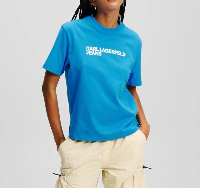 KARL LAGERFELD JEANS TRICOU REGULAR ESSENTIAL FEMEI [3]