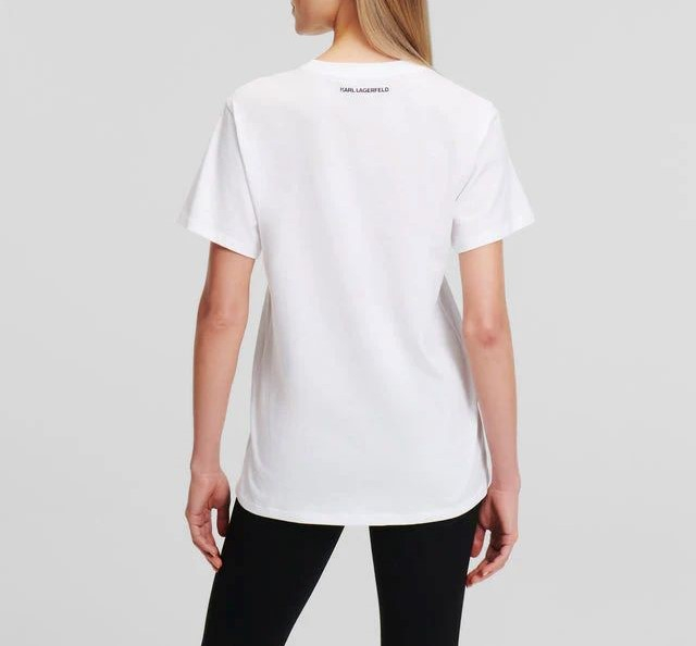 KARL LAGERFELD TRICOU IKON PATCH RELAXED FEMEI [3]