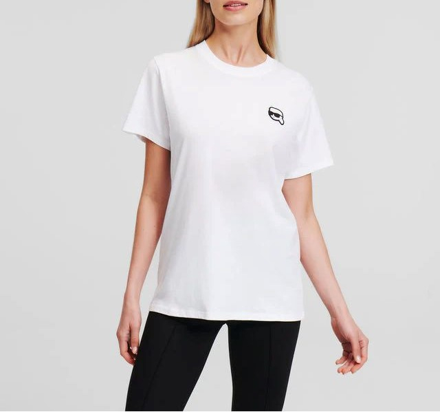 KARL LAGERFELD TRICOU IKON PATCH RELAXED FEMEI [2]
