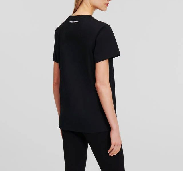 KARL LAGERFELD TRICOU IKONIK 2.0 PATCH OVERS. FEMEI [4]