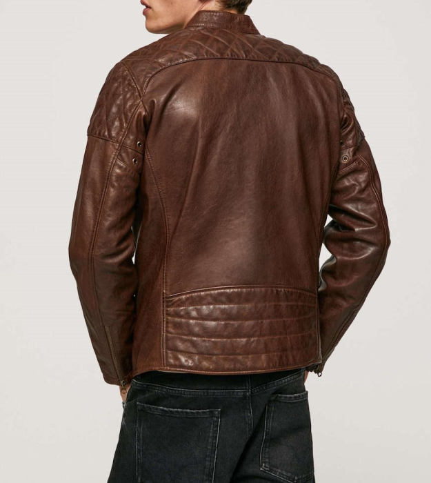 PEPE JEANS GEACA DIN PIELE BARBATI  COGNAC  L [3]