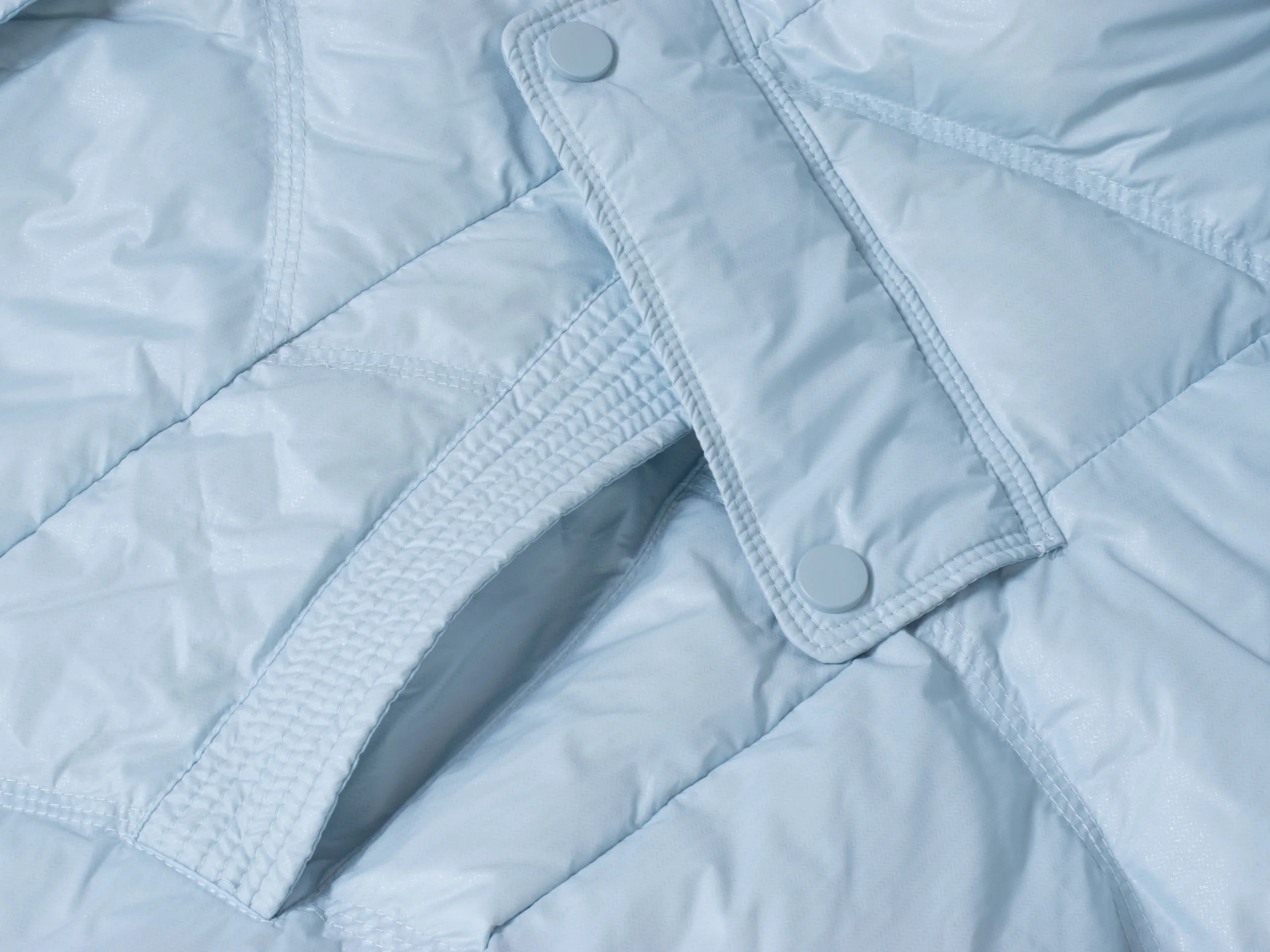 ROMEO GIGLI GEACA LUNGA PUF CELESTE FEMEI [3]