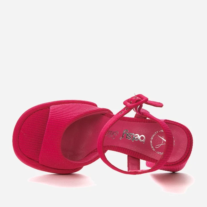 Sandale cu Toc Femei Fucsia [3]