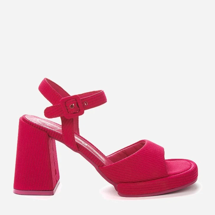 Sandale cu Toc Femei Fucsia [4]