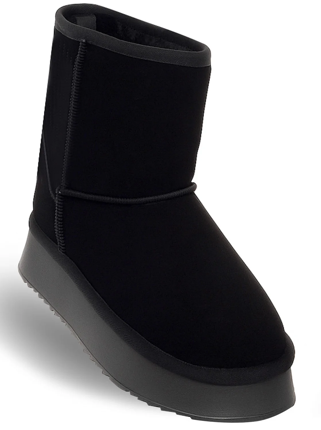 SOLO SOPRANI CIZME  IMBLANITI PIELE INTOARSA PLATFORMA FEMEI [3]