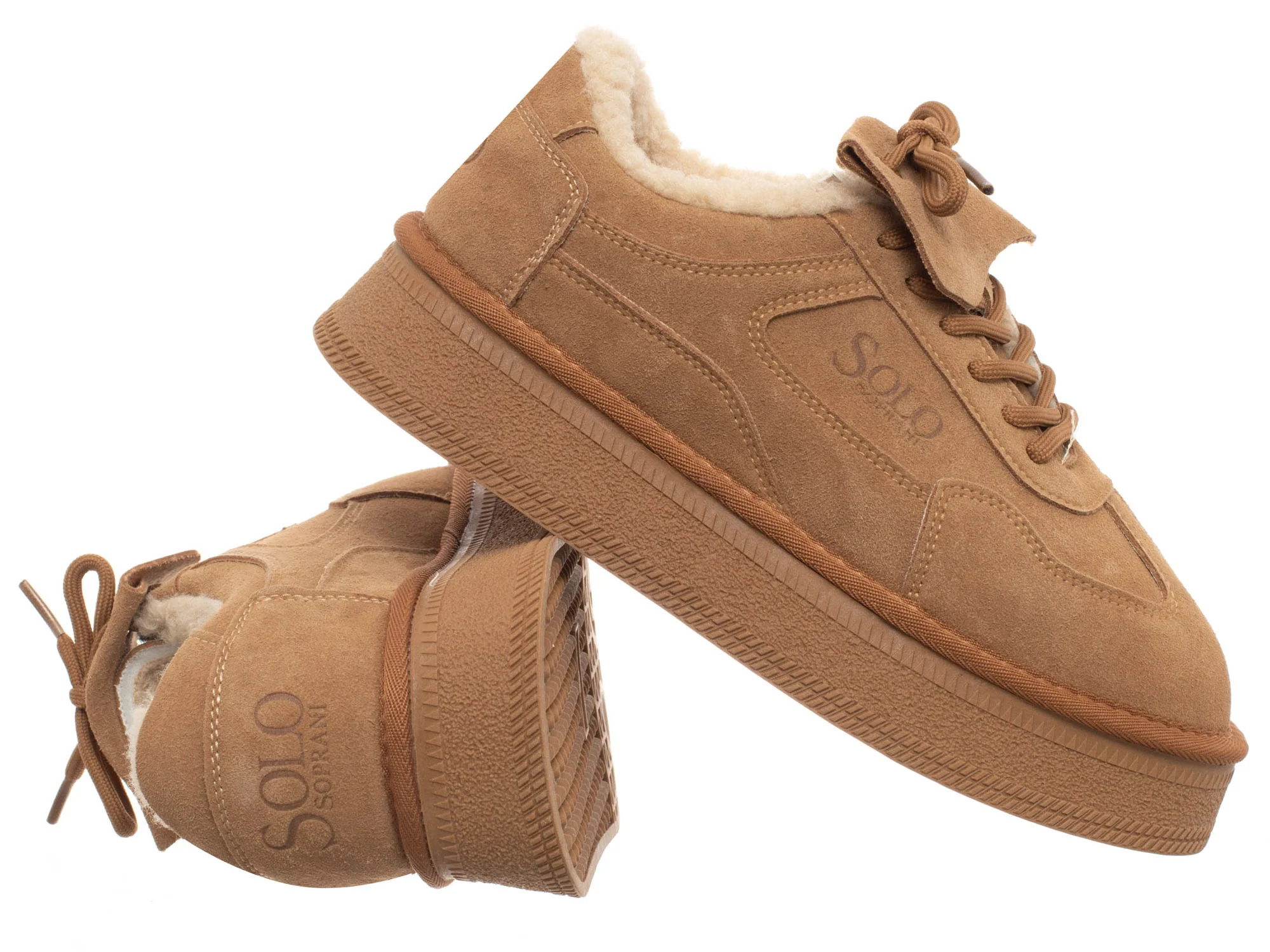 SOLO SOPRANI PANTOFI IMBLANITI PIELE INTOARSA  JENNY FEMEI [3]