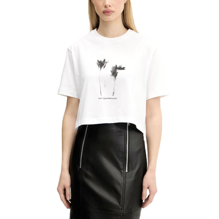 Tricou Femei Regular Cropped Flower [2]
