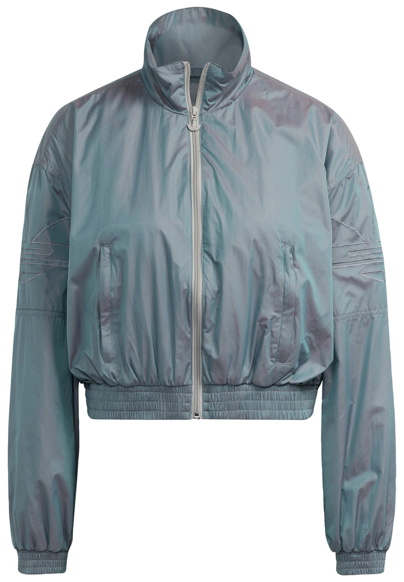 JACHETE SUBTIRI - ADIDAS JACHETA CROPPED TRENING ZIP FEMEI