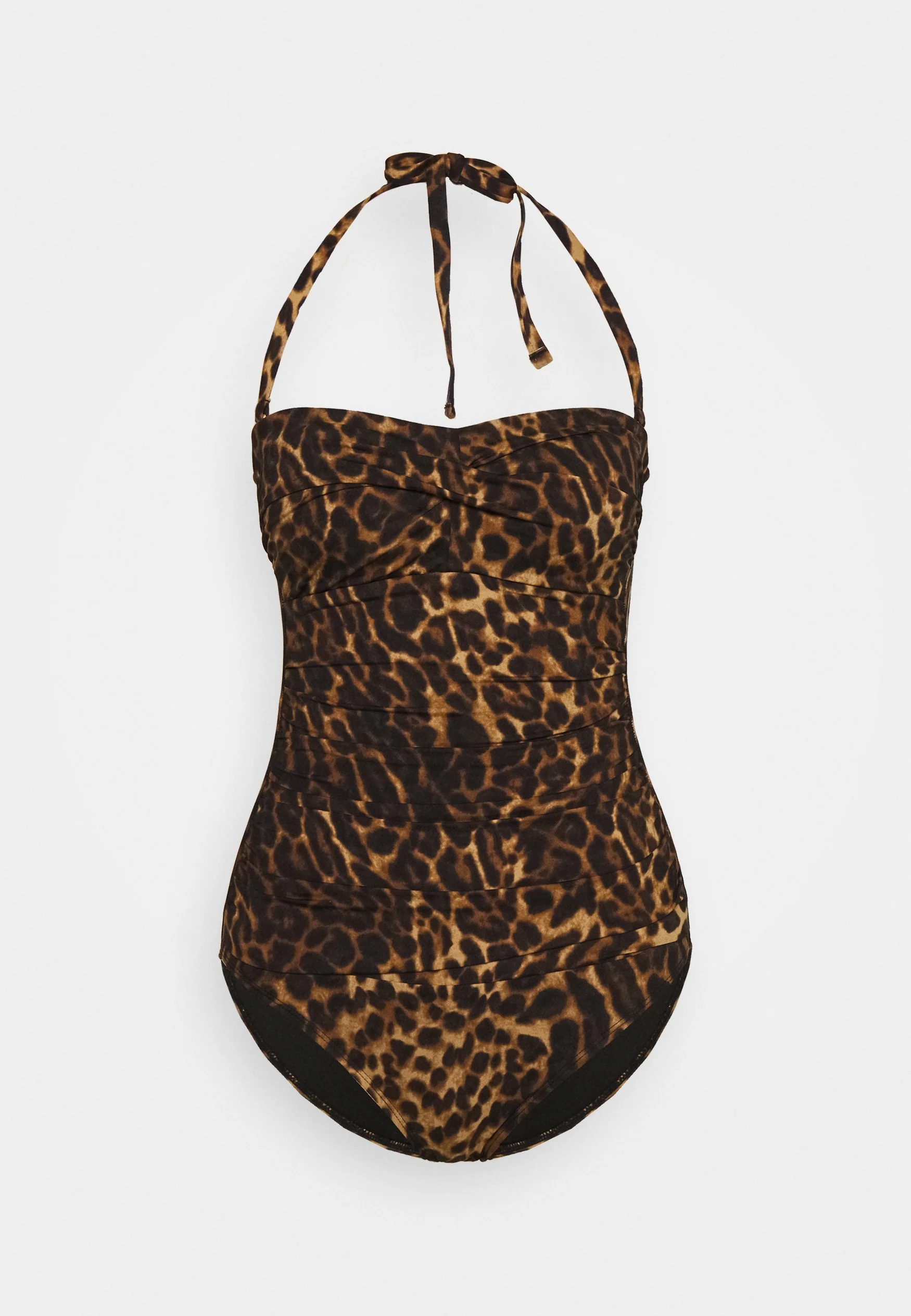 Imbracaminte Femei - Costum de Baie Femei Twist Bandeau Leopard Underwired