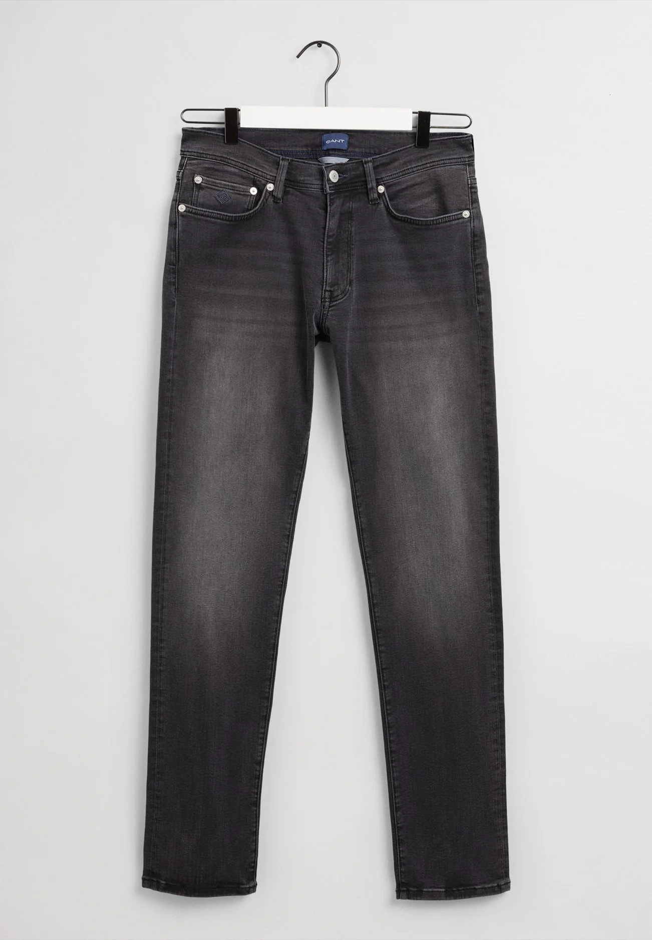 BARBATI - GANT BLUGI EXTRA SLIM LOW RISE BARBATI GRI INCHIS 32X34