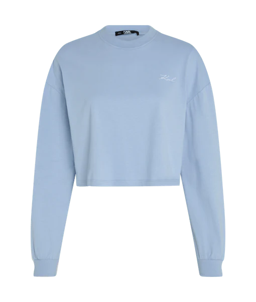 FEMEI - KARL LAGERFELD BLUZA SIGNATURE CROPPED OVERSIZED FEMEI