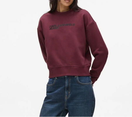 FEMEI - KARL LAGERFELD JEANS BLUZA REGULAR ESSENTIAL LOGO FEMEI