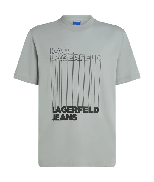 TRICOURI BARBATI - KARL LAGERFELD JEANS TRICOU REGULAR BARCODE BARBATI