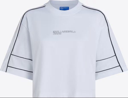 TRICOURI - KARL LAGERFELD JEANS TRICOU RELAXED CROPPED FEMEI