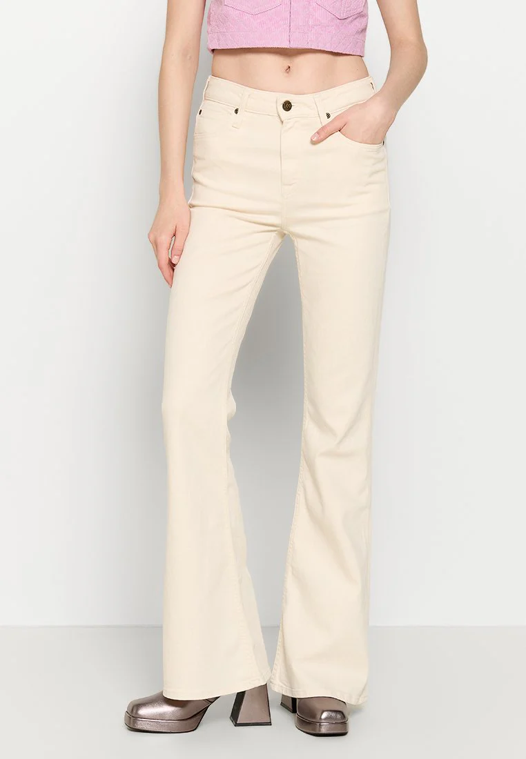 BLUGI - LEE BLUGI FLARE FEMEI   ECRU  30 X 31