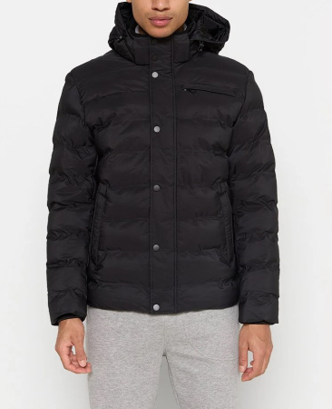 BARBATI - LERROS GEACA DE IARNA BARBATI   NEGRU   XXL