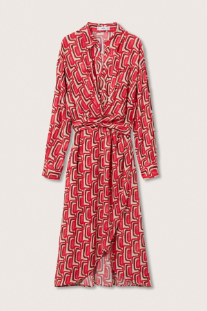 Rochii - Rochie Femei Wrap Multicolor