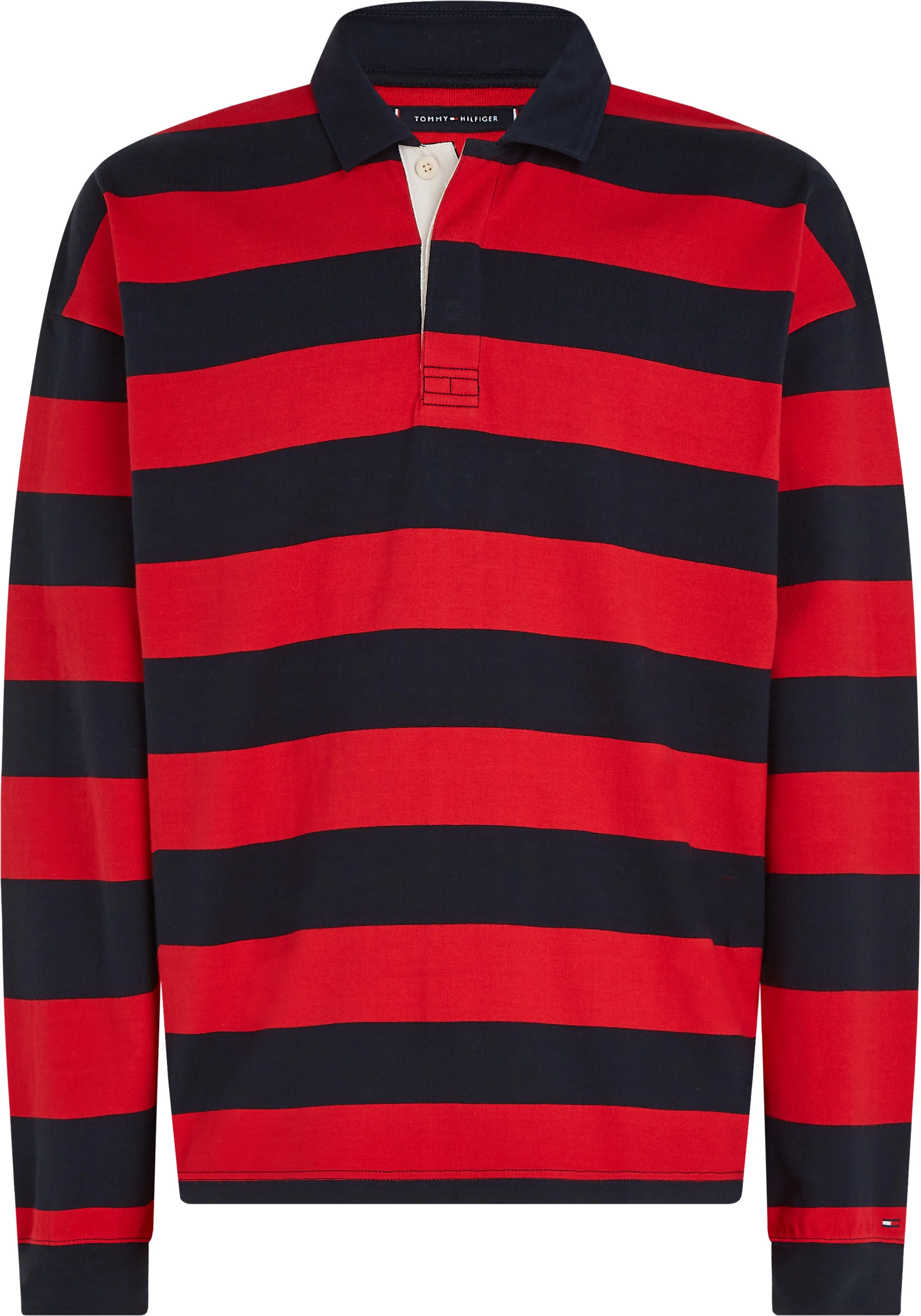 BLUZE - TOMMY HILFIGER BLUZA OVER GULER POLO BARBATI