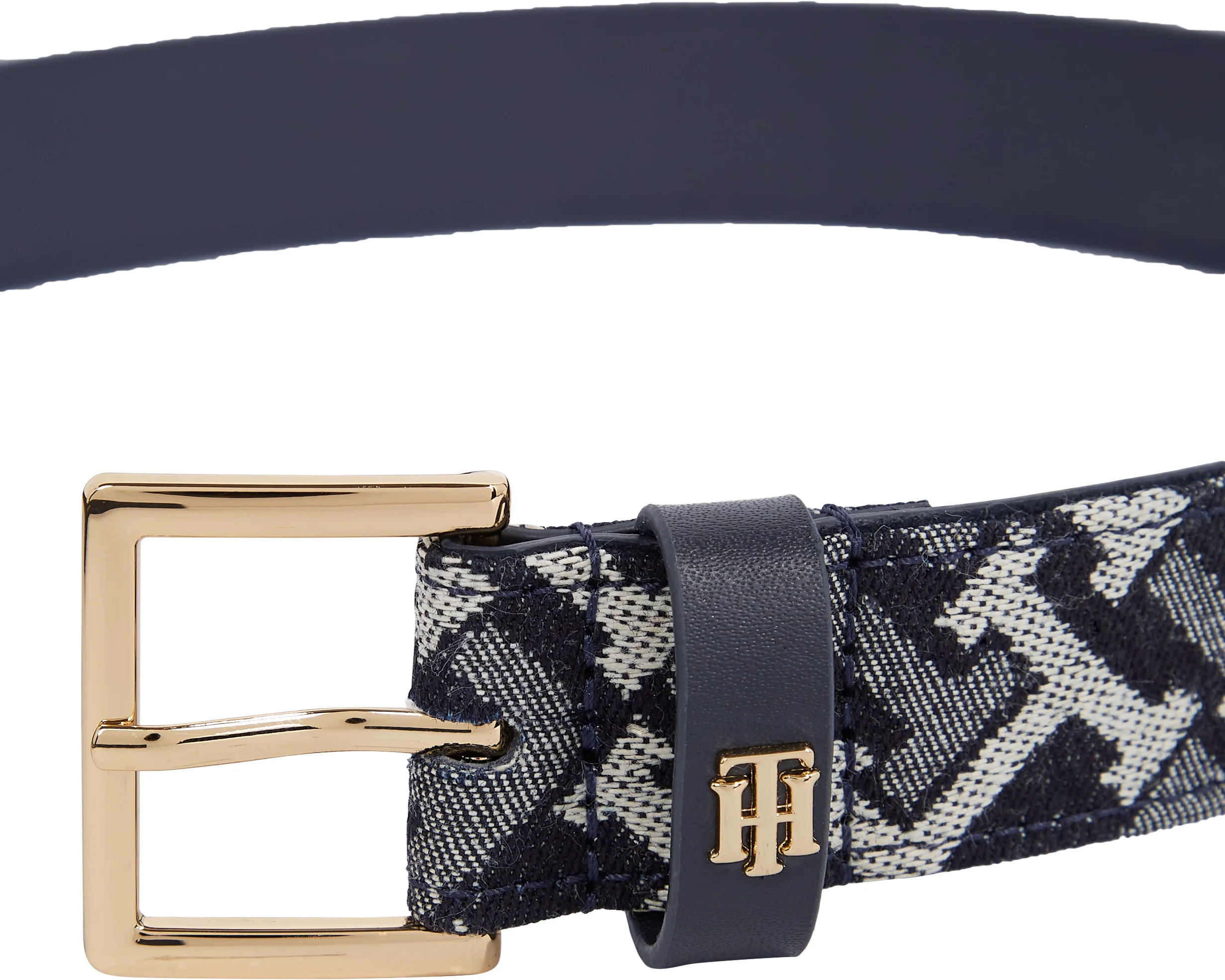 TOMMY HILFIGER CUREA TEXTILE / PIELE LOGO FEMEI [1]