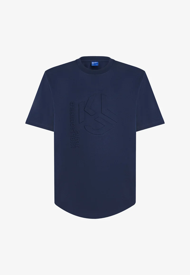 Imbracaminte Barbati - Tricou Barbati Regular Embossed Logo
