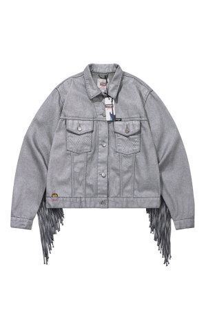 GECI - WRANGLER GEACA BLUGI ROCK`N`ROLL COWBOY FEMEI ARGINTIU L