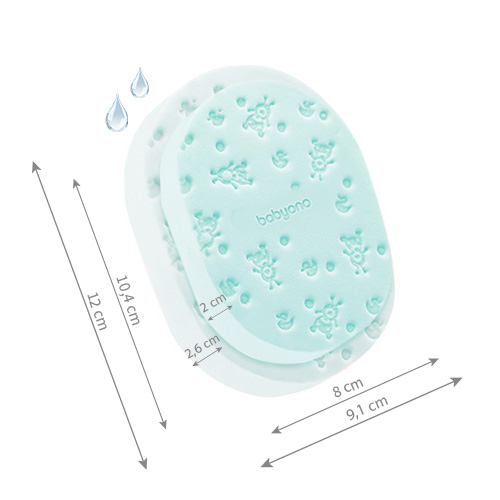 Bureta de baie BabyONO verde [2]