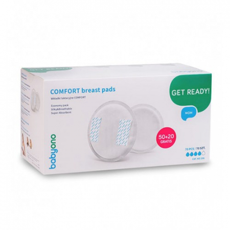 Alte accesorii pentru maternitate - Absorbante pentru san COMFORT 50+20 buc