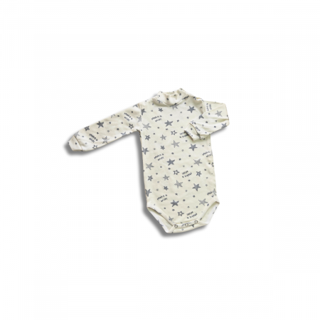 Hainute pentru copii - Body cu mănecă lungă, cu gătişor Pampy