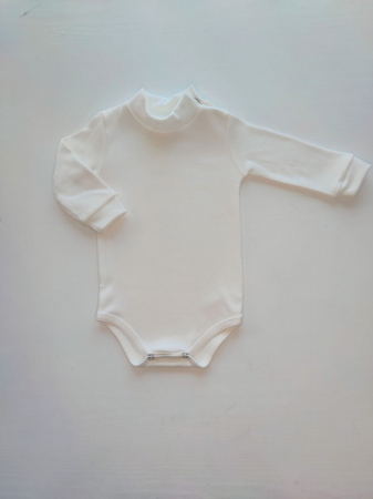 Hainute pentru copii - Body cu maneca lunga cu gîtișor Ivory