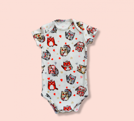 Hainute pentru copii - Body cu mîneca scurta Cats
