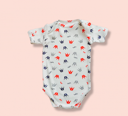 Hainute pentru copii - Body cu mîneca scurta Crown