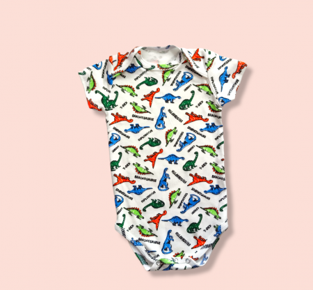 Hainute pentru copii - Body cu mîneca scurta Dino