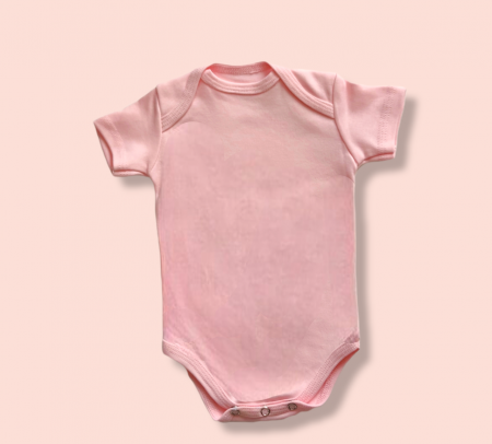 Hainute pentru copii - Body cu mîneca scurta roz